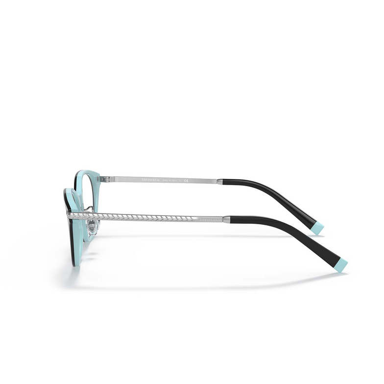 Tiffany TF2210D Eyeglasses 8055 black on tiffany blue - 3/4