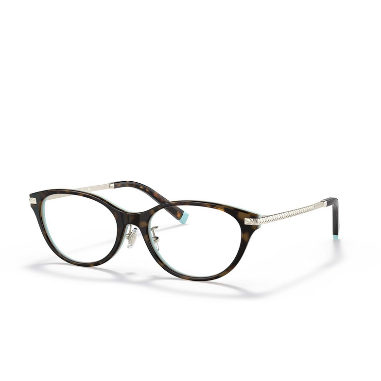 Lunettes de vue Tiffany TF2210D 8134 havana on tiffany blue - 2/4