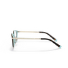 Tiffany TF2210D Eyeglasses 8134 havana on tiffany blue - product thumbnail 3/4