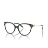 Tiffany TF2217 Eyeglasses 8134 havana on tiffany blue - product thumbnail 2/4