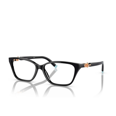 Tiffany TF2229 Eyeglasses 8420 black - three-quarters view