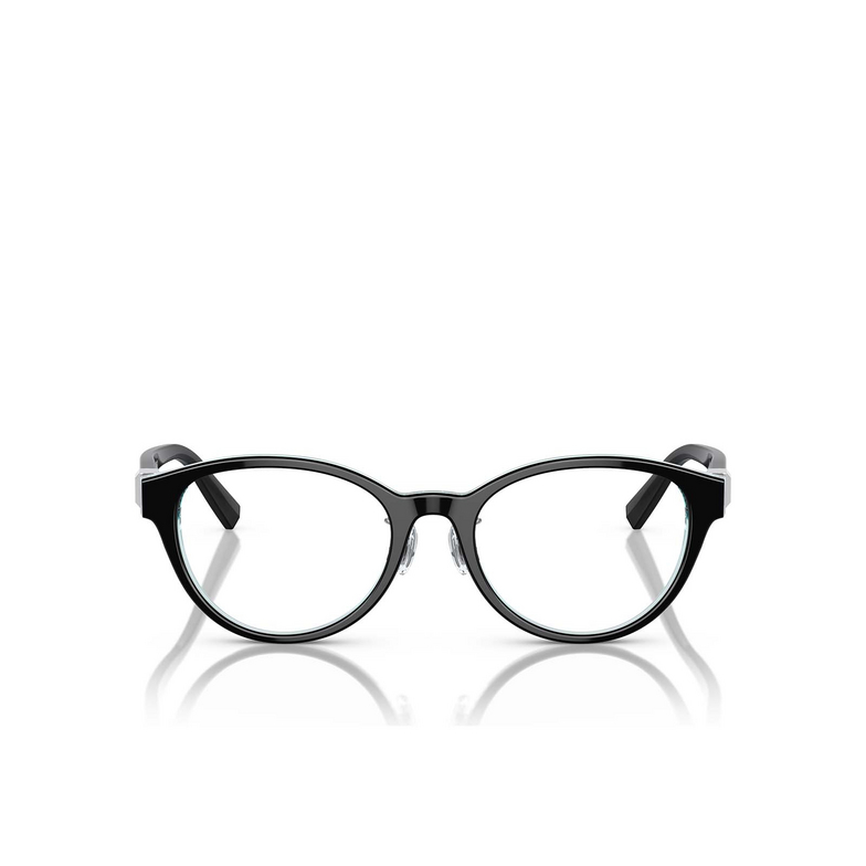 Tiffany TF2236D Eyeglasses 8285 black on crystal tiffany blue - 1/4