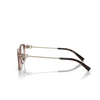 Occhiali da vista Tiffany TF2237D 8255 brown transparent on pink - anteprima prodotto 3/4