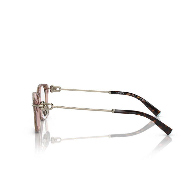 Tiffany TF2237D Korrektionsbrillen 8255 brown transparent on pink - 3/4