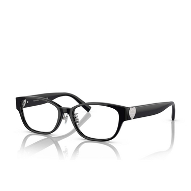 Tiffany TF2243D Eyeglasses 8001 black - three-quarters view