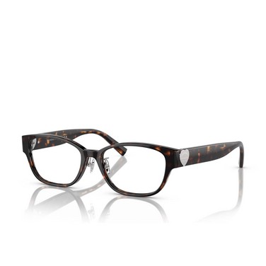 Tiffany TF2243D Eyeglasses 8015 havana - three-quarters view