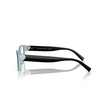 Tiffany TF2243D Eyeglasses 8055 black on tiffany blue - product thumbnail 3/4