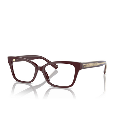 Tiffany TF2249 Eyeglasses 8389 burgundy - three-quarters view