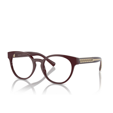 Tiffany TF2250 Eyeglasses 8389 burgundy - three-quarters view
