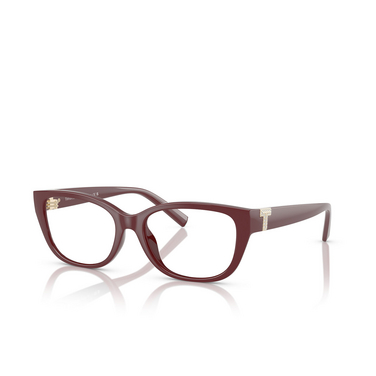 Tiffany TF2254BU Eyeglasses 8389 burgundy - three-quarters view