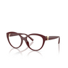 Gafas graduadas Tiffany TF2255U 8389 burgundy - Miniatura del producto 2/4