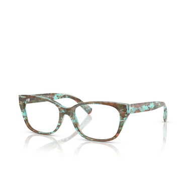 Occhiali da vista Tiffany TF2261 8422 havana tiffany blue - tre quarti