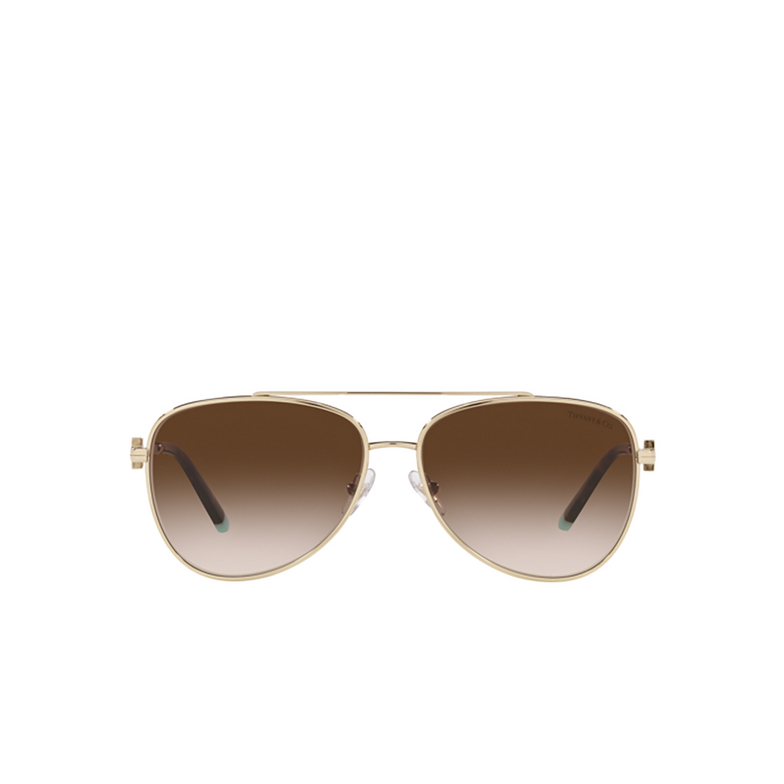 Tiffany TF3080 Sunglasses 60213B pale gold - 1/4