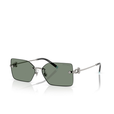 Occhiali da sole Tiffany TF3088 60033H gunmetal - tre quarti