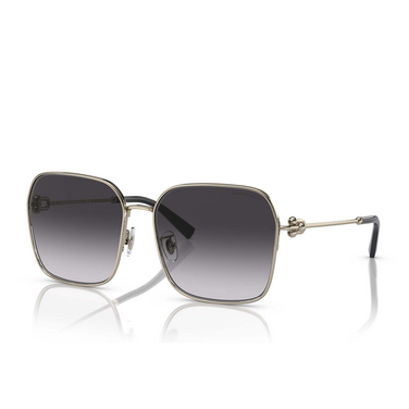 Tiffany TF3093D Sunglasses 61903C pale gold - three-quarters view