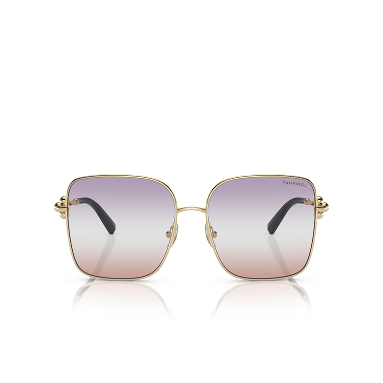 Occhiali da sole Tiffany TF3094 6199EL pale gold - 1/4