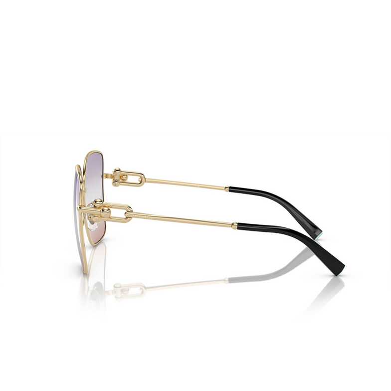 Tiffany TF3094 Sunglasses 6199EL pale gold - 3/4