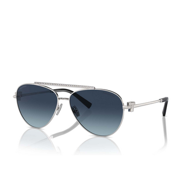Tiffany TF3101B Sonnenbrillen 60014U silver - Dreiviertelansicht