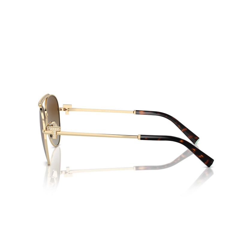 Tiffany TF3101B Sunglasses 6208T5 pale gold - 3/4