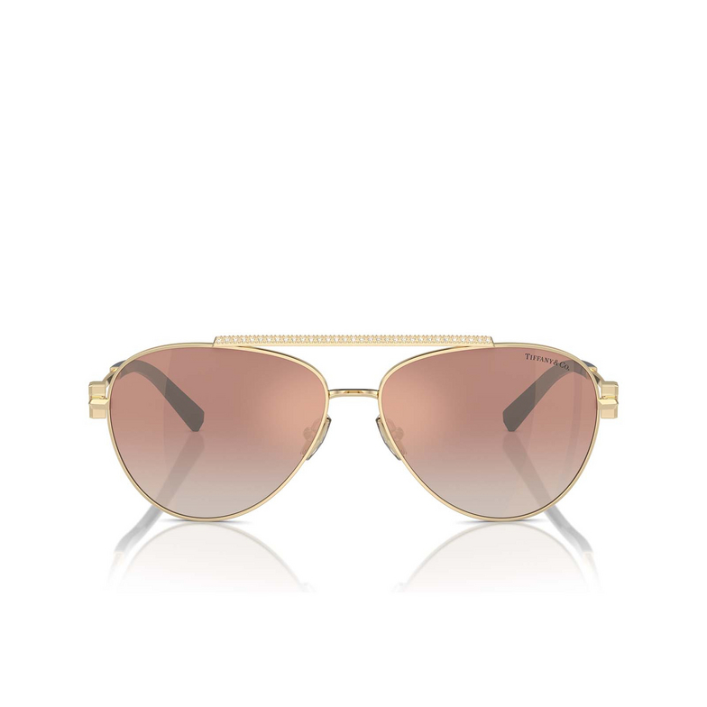 Gafas de sol Tiffany TF3101B 62093N pale gold - 1/4