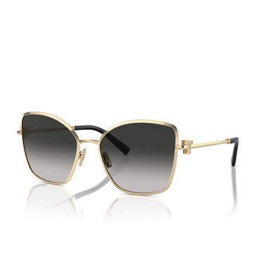 Tiffany TF3102B Sunglasses 60213C pale gold - three-quarters view