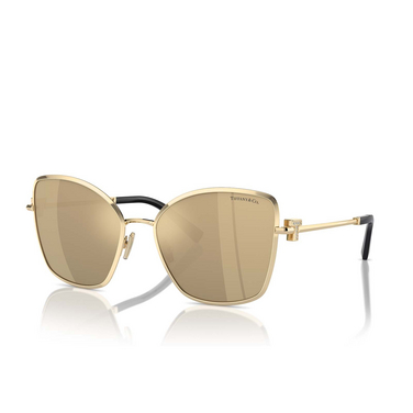 Tiffany TF3102B Sunglasses 614903 pale gold - three-quarters view