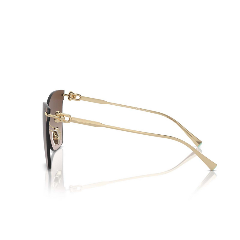 Lunettes de soleil Tiffany TF3103K 62123B pale gold plated - 3/4