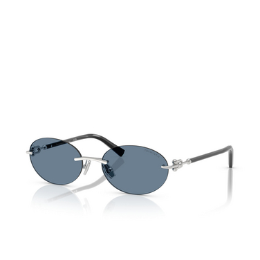 Tiffany TF3104D Sunglasses 600180 silver - three-quarters view