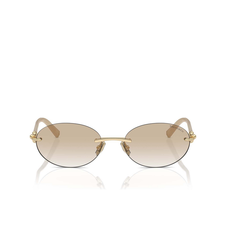 Lunettes de soleil Tiffany TF3104D 617811 pale gold - 1/4