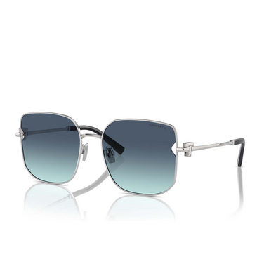 Lunettes de soleil Tiffany TF3105D 60019S silver - Vue trois quarts