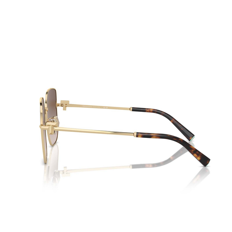 Gafas de sol Tiffany TF3105D 61893B pale gold - 3/4