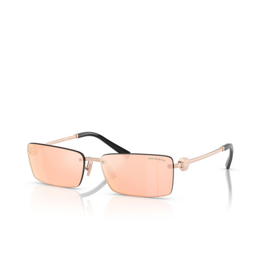 Tiffany TF3108B Sunglasses 61051T rose gold - three-quarters view