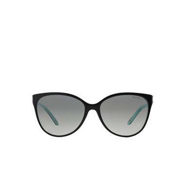 Tiffany TF4089B Sunglasses 80553C black on tiffany blue - front view