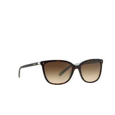 Gafas de sol Tiffany TF4105HB 81343B havana - Vista tres cuartos