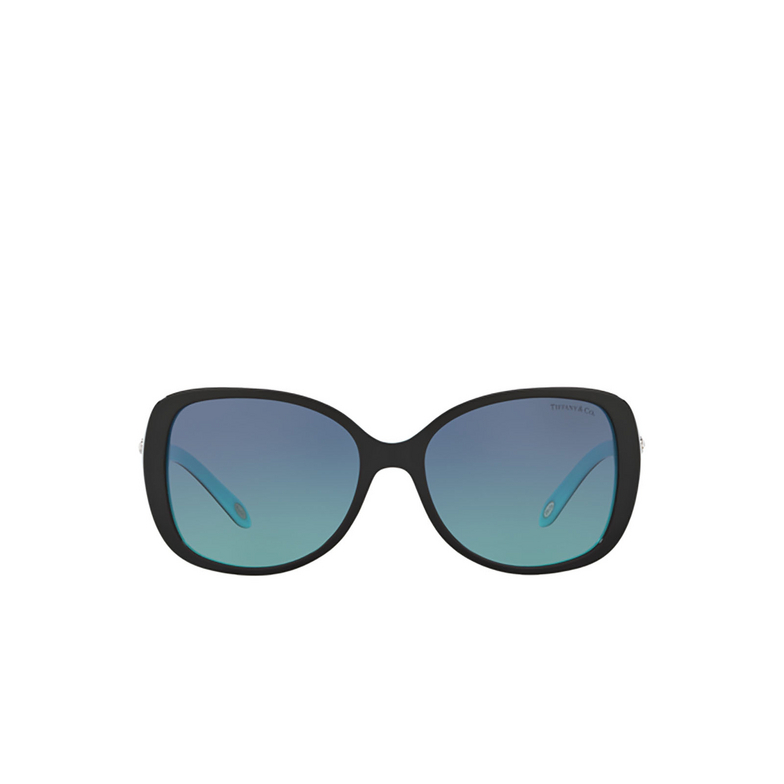 Tiffany TF4121B Sunglasses 80559S black on tiffany blue - 1/4