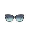 Lunettes de soleil Tiffany TF4190 80559S black on tiffany blue - Vignette du produit 1/4