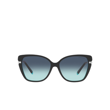 Lunettes de soleil Tiffany TF4190 80559S black on tiffany blue - Vue de face