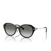Tiffany TF4210D Sunglasses 82853C black on crystal tiffany blue - product thumbnail 2/4