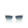 Lunettes de soleil Tiffany TF4213 83929S bright white - Vignette du produit 1/4