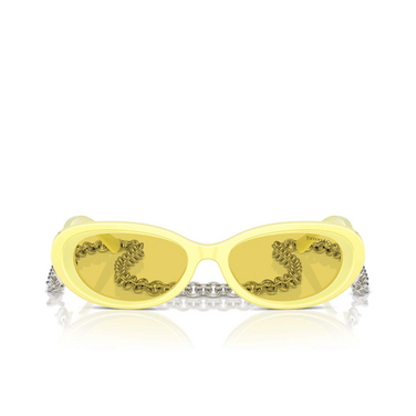 Lunettes de soleil Tiffany TF4221 841285 yellow metallic - Vue de face