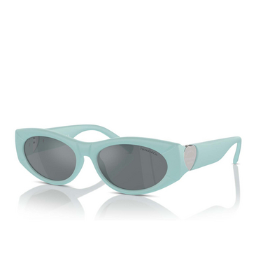 Gafas de sol Tiffany TF4222U 84146G tiffany blue rubberized - Vista tres cuartos