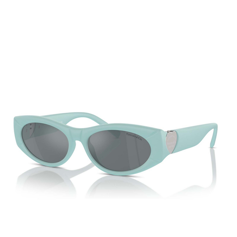 Tiffany TF4222U Sunglasses 84146G tiffany blue rubberized - 2/4