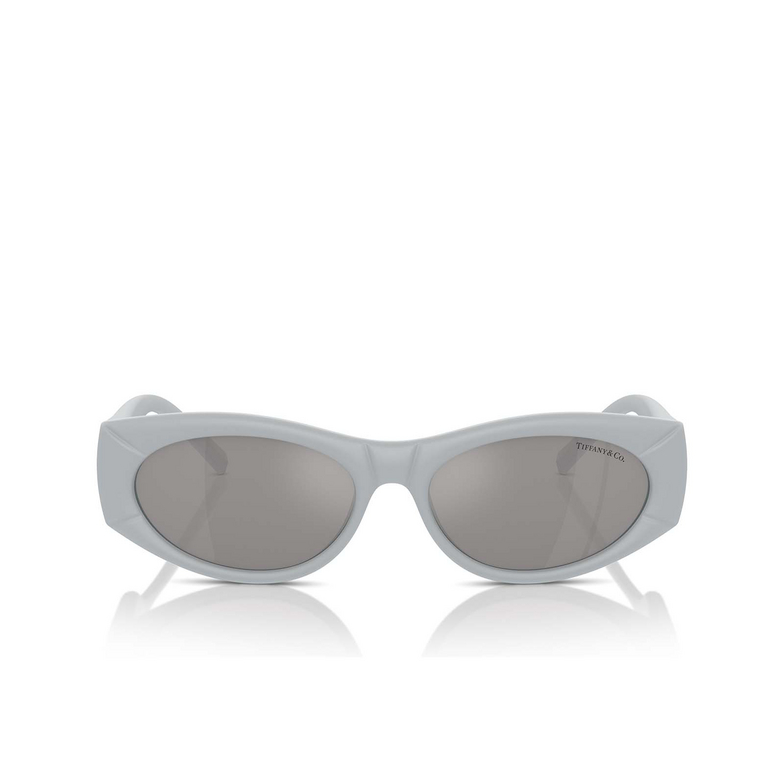 Tiffany TF4222U Sunglasses 84156G silver metallic rubberized - 1/4