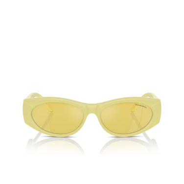 Occhiali da sole Tiffany TF4222U 84176D yellow rubberized - frontale