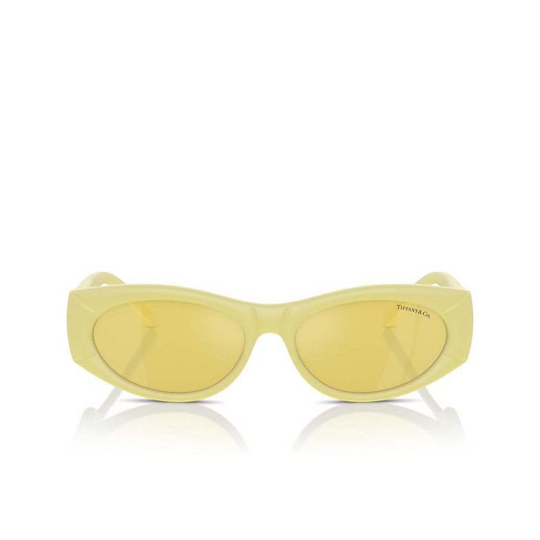 Tiffany TF4222U Sunglasses 84176D yellow rubberized - 1/4