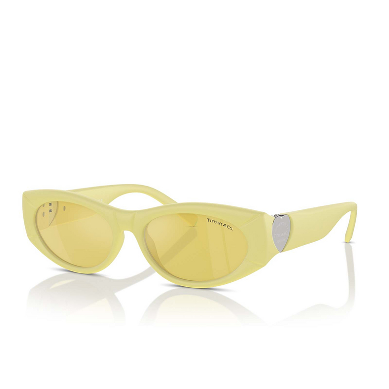 Gafas de sol Tiffany TF4222U 84176D yellow rubberized - 2/4