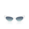 Lunettes de soleil Tiffany TF4225U 83929S bright white - Vignette du produit 1/4