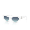 Lunettes de soleil Tiffany TF4225U 83929S bright white - Vignette du produit 2/4