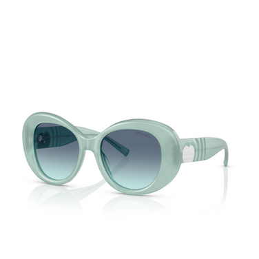 Occhiali da sole Tiffany TF4228 83739S light blue opal - tre quarti