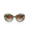 Occhiali da sole Tiffany TF4228 84223B havana tiffany blue - anteprima prodotto 1/4